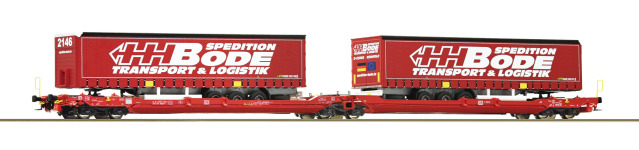 Roco 77401 - H0 - Doppeltragwagen T3000e Bode, DB AG, Ep. VI